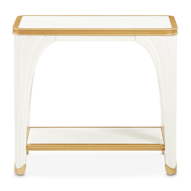 La Terrazza End Table, Cream