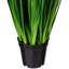 Herbe à feuillage artificiel en pot