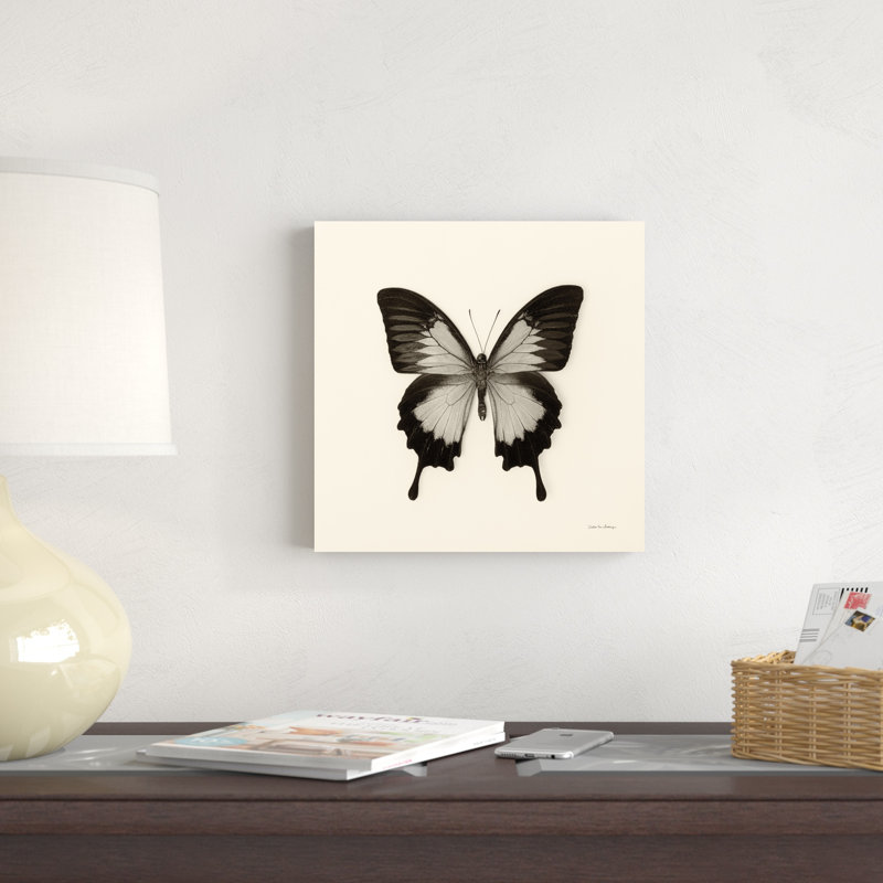 Papillon III BW, H 12 po x l 12 po x P 1,25 po