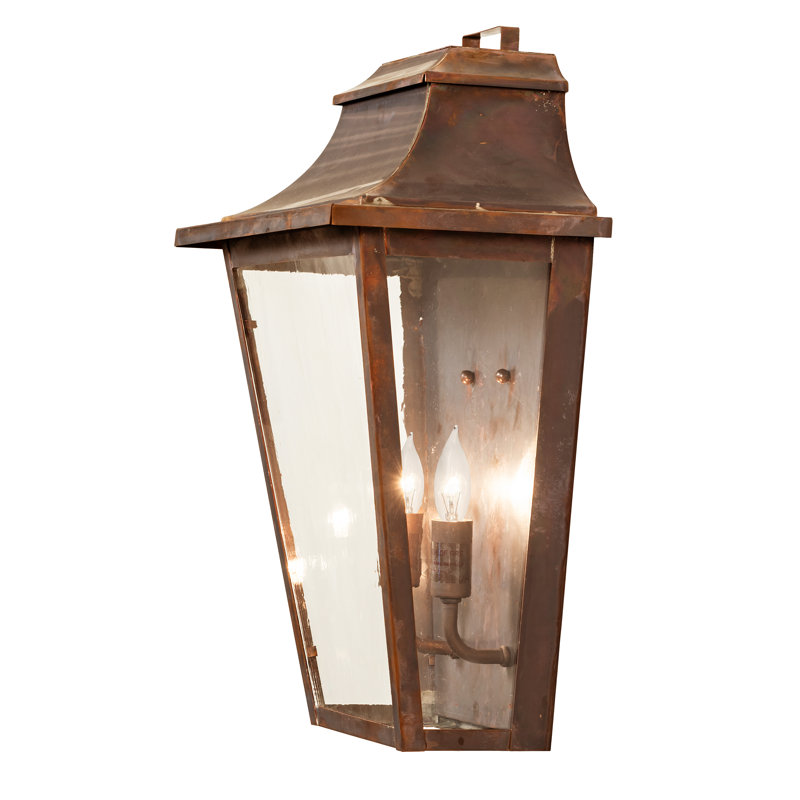 14" Wide Bastille Wall Sconce, 18" H x 14" W x 7" D