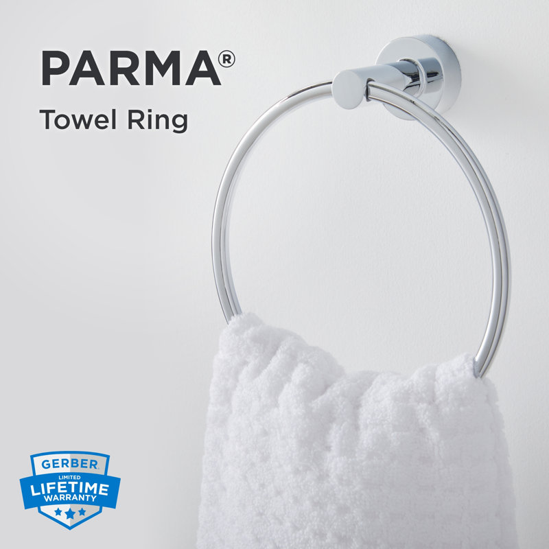 Parma Towel Ring, Chrome