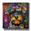 Toile épique Graffiti «Woof Schnauzer» par Rich Monet, 26 po x 26 po-1949057726