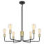 Plafonnier suspendu 6 lumières 29,5 po-346830052