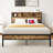 Bed Frame with Storage Headboard-106917638-112965142