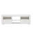 White Modern TV Stand With LED Lights, High Glossy Front, Versatile For Living And Bedroom Use, Space-Saving Design-381532717