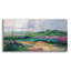  «April Slopes» par Silvia Vassileva, art mural en verre acrylique, 48 po x 24 po-948608700