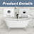 66'' X 30'' Acrylic Freestanding Soaking Bathtub In Glossy Black