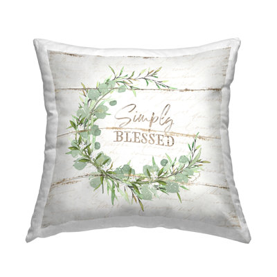 Housse et insert de coussin décoratif en polyester par Jennifer Pugh