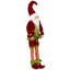 18" Red and Green Poseable Whimsical Christmas Elf Monarch Figure