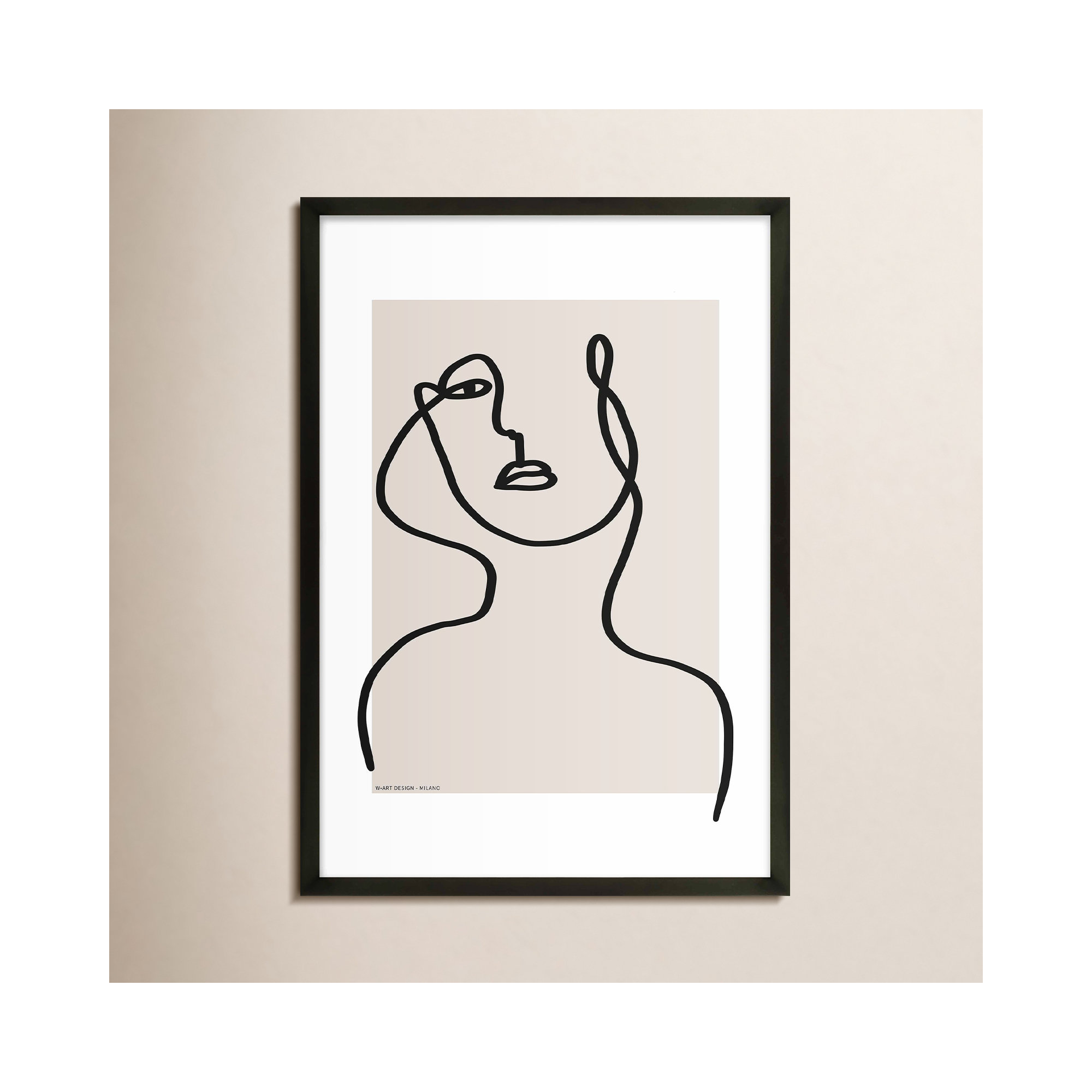 Figure And Form 3 by Romina Gadler, 20" H x 14" W x 1.25" D, Black Framed Paper
