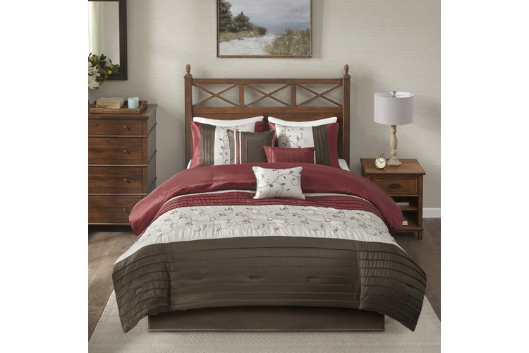 Raheem Floral 7 Piece Comforter Set