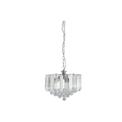 Hartnett 3 - Light Chrome Unique/Statement Pendant
