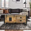 Everard Solid Wood Coffee Table with Storage