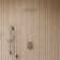 Shower Valve Mixer with Square Lever Handle and Diverter