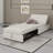 Multi-Function Folding Chair Bed With Storage Pocket And USB Port-1501038246
