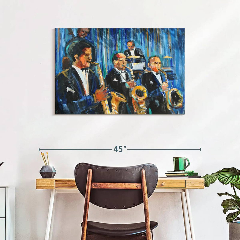 Abarca Horn Section, 24" H x 36" W