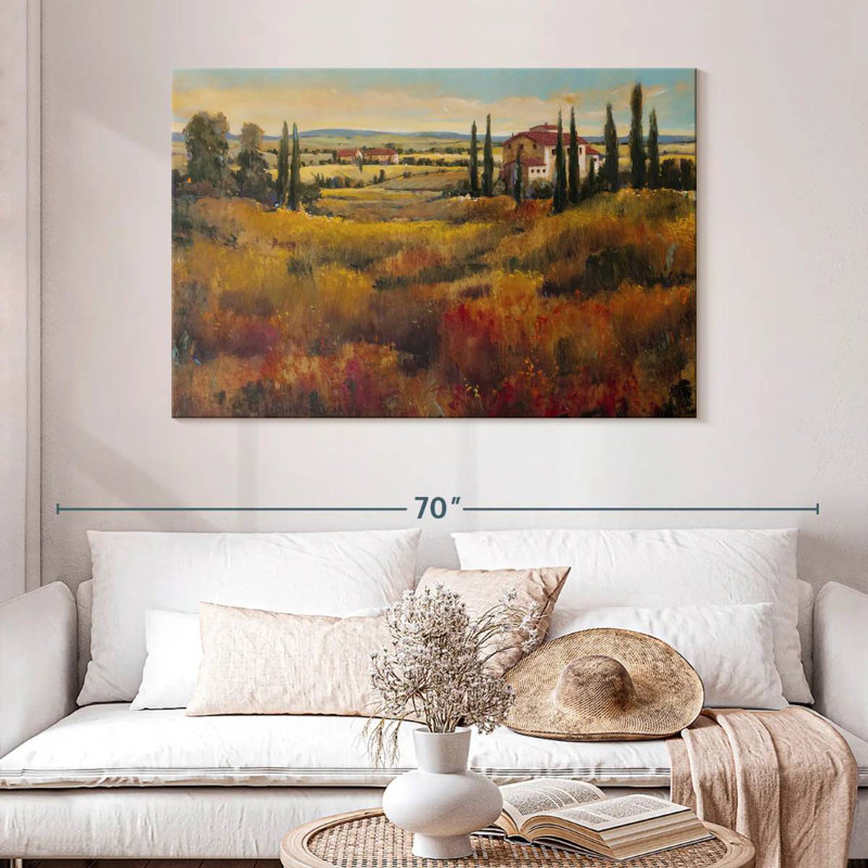 Alvord, Toscane nostalgique I, H 32 po x l 48 po