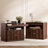 27”nightstand With 2-drawers & Open Shelf, Bedside Table With Outlets,end Table With 1 Pull-out Shelf, Night Stand For Bedroom-1011340947