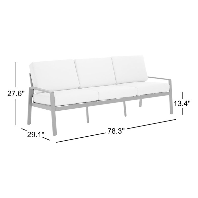 Guam Aluminum Outdoor Sofa