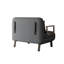 Velours de 55 po Fauteuil-lit convertible, canapé-lit à trois volets avec dossier et coussin réglables, canapé-lit de loisirs-1528715700-1528715710-1528715703