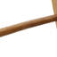 Échelle à couvertures autoportante en bois massif de 179 cm avec tablette de rangement