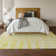 Premium Machine Washable Prisco Yellow Rug