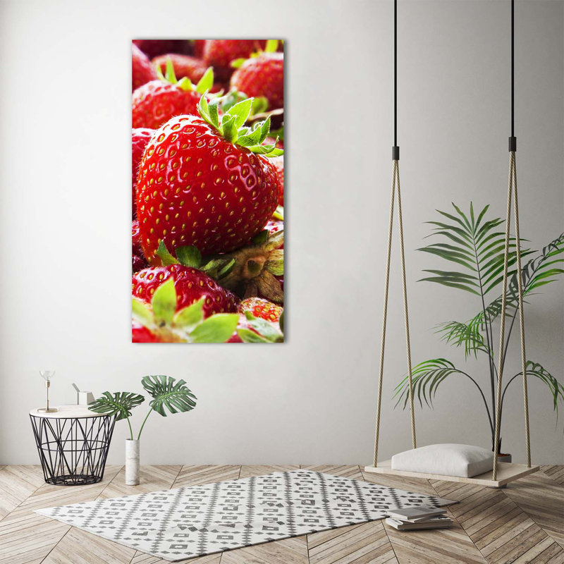Strawberries - Wrapped Canvas Print