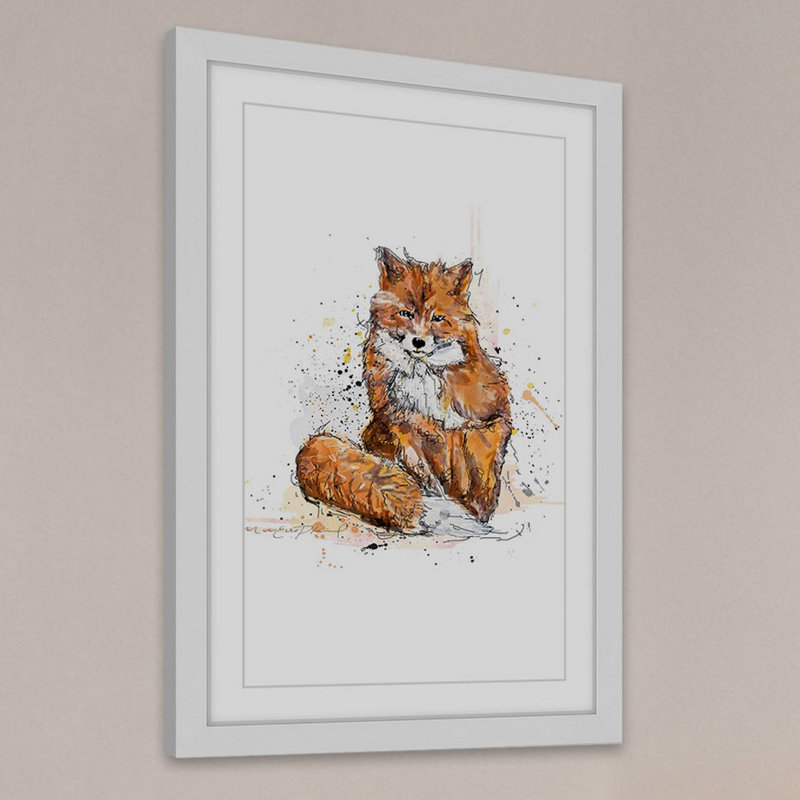 " Renard " by Marie-Eve Pharand, 30" H x 20" W x 1.5" D