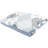 Connie Blue/White/Gray Microfiber 3 Piece Quilt Set-49368102