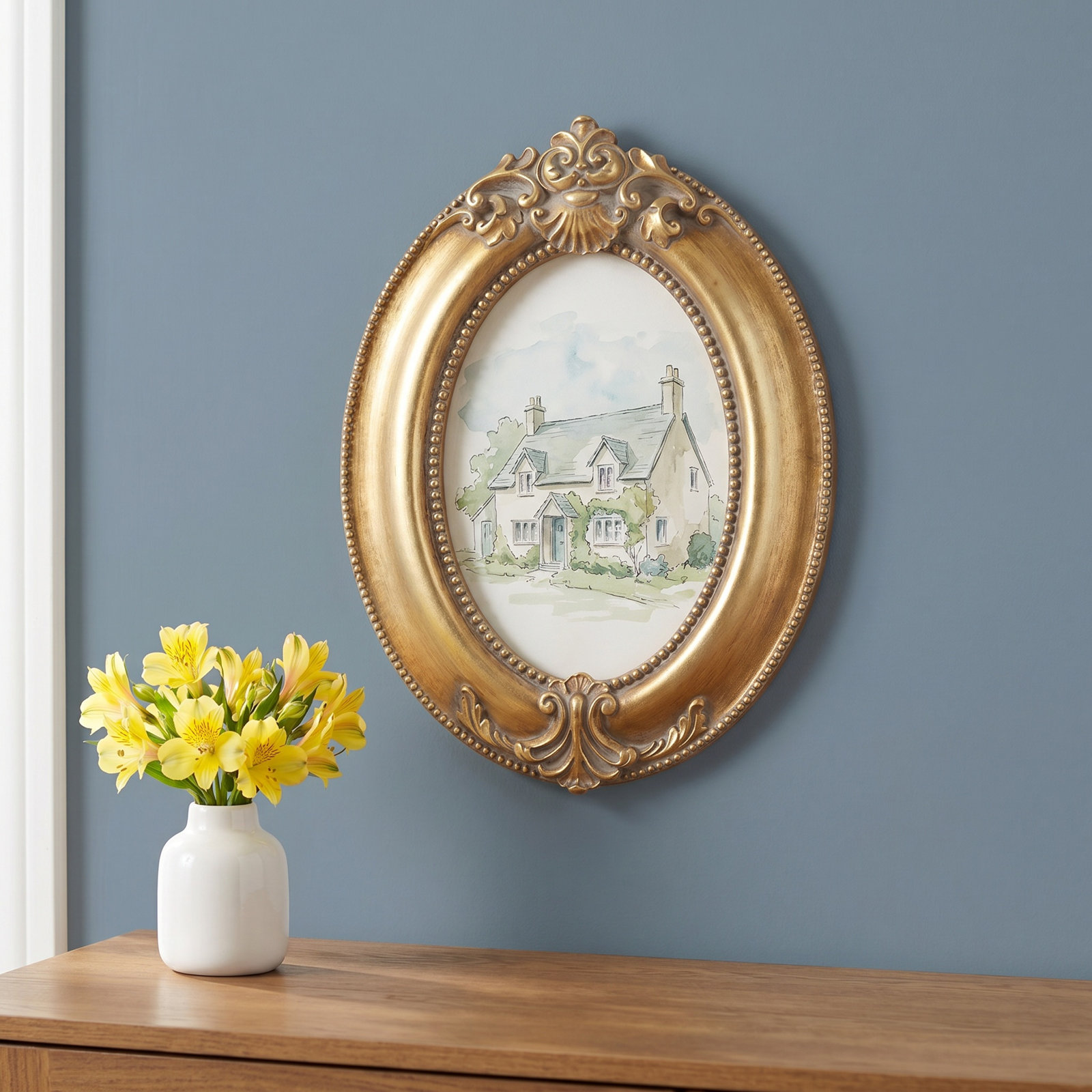 Round 4" x 6" Picture Frame