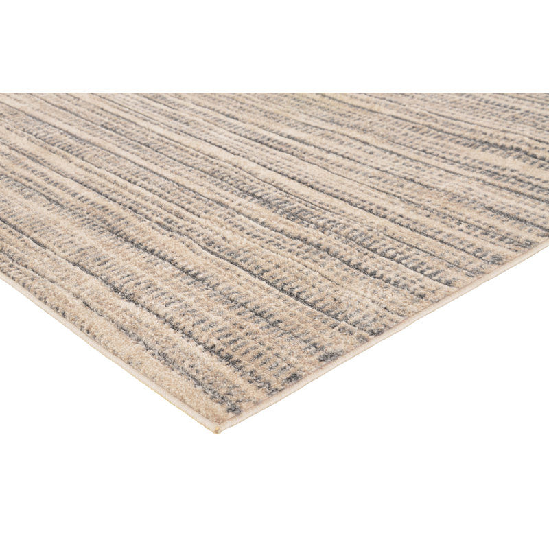Affan Striped Hand Woven Area Rug Set, Rectangle 160cm x 230cm