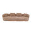 Canapé modulaire modulaire de 137,8 po sans os rembourré pour le salon-129604664