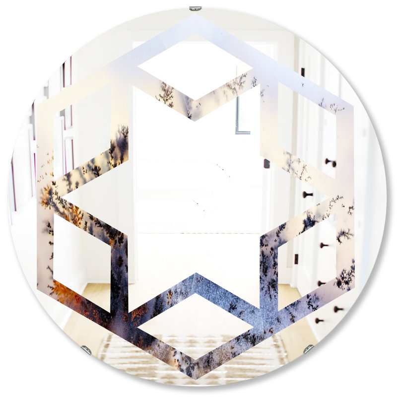 Miroir mural Hexagon Star, 31,5 po x 31,5 po