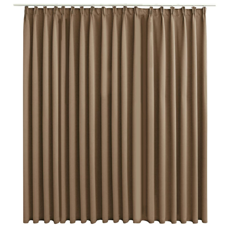 Azurae Blackout Curtain Single Panel, Taupe