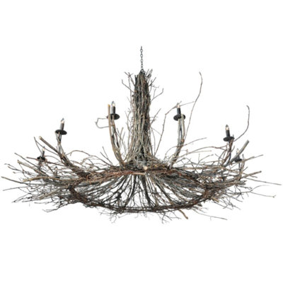 Twigs 12 - Light Chandelier