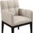 Adrian Vegan Leather Dining Arm Chair-58339048-58339055