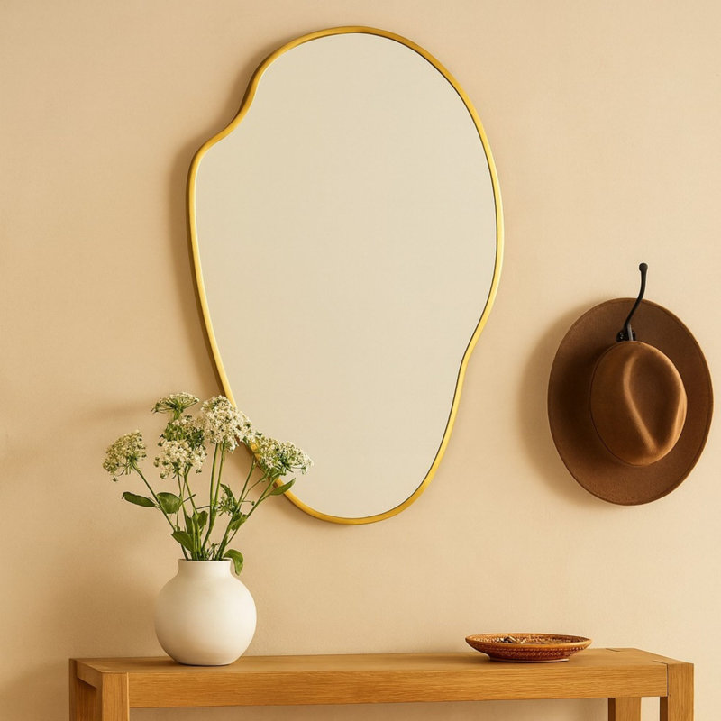 Miroir mural asymétrique irrégulier Vallia