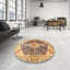 Tapis traditionnel beige / noir Girault-538184450
