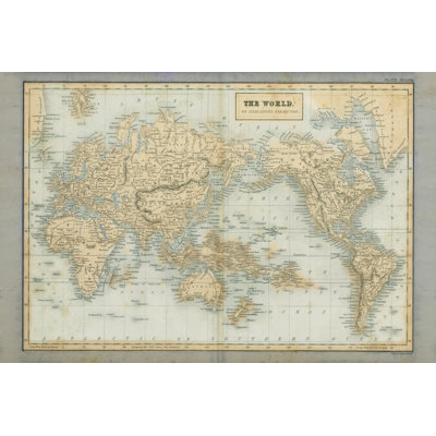 " The World Map Neutral " by Wild Apple Portfolio