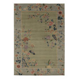 Art Deco One-of-a-Kind 10'0X14'0 Hand Knotted Area Rug