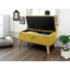 Baucau 90.5cm Wide Tufted Rectangle Solid Colour Ottoman with Storage-40632416