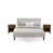Brume beige / noyer antique