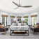 Loritta 52'' 3 - Blade Large Indooor Ceiling Fan With Light Kit and Remote, 3 LED Colors, 6 Speed Noiseless DC Motor, Timer