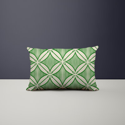 Polyester/Polyester Blend Lumbar Rectangular Indoor/Outdoor Pillow Cover & Insert