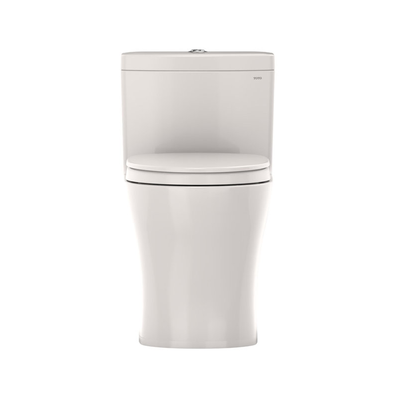 TOTO® Aquia® IV One-Piece Elongated Dual Flush 1.28 and 0.9 GPF Universal Height, WASHLET®+ Ready Toilet with CEFIONTECT®, Colonial White