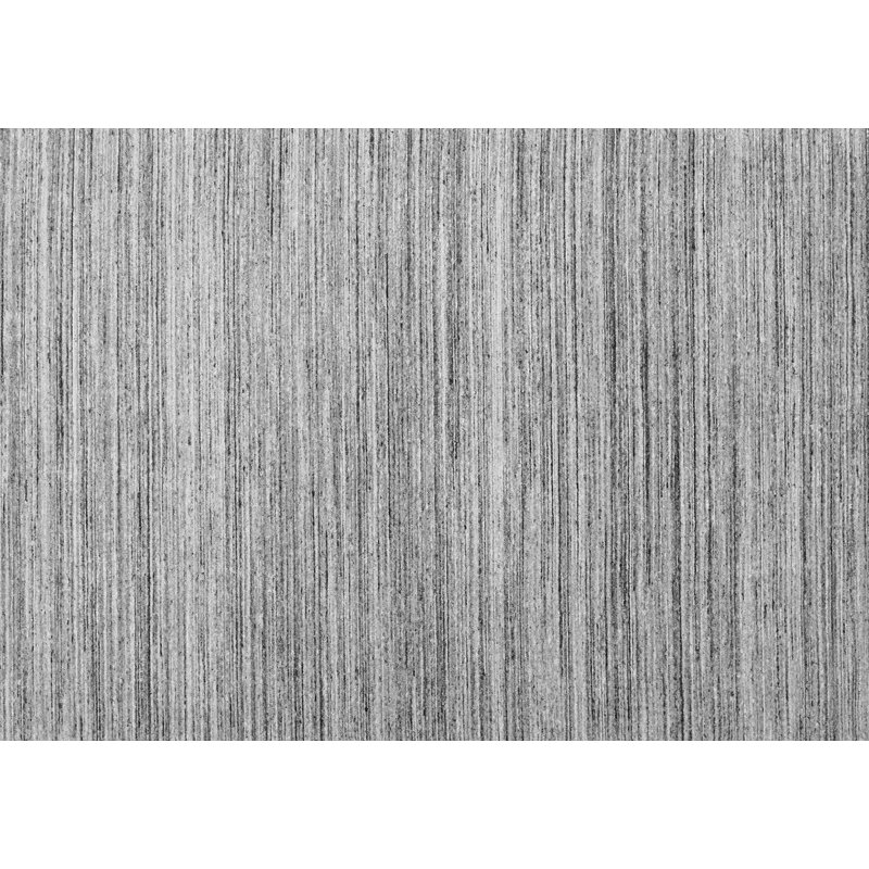 Tapis gris en chenille tissé à la machine Wadhah, Rectangle 4 pi x 6 pi