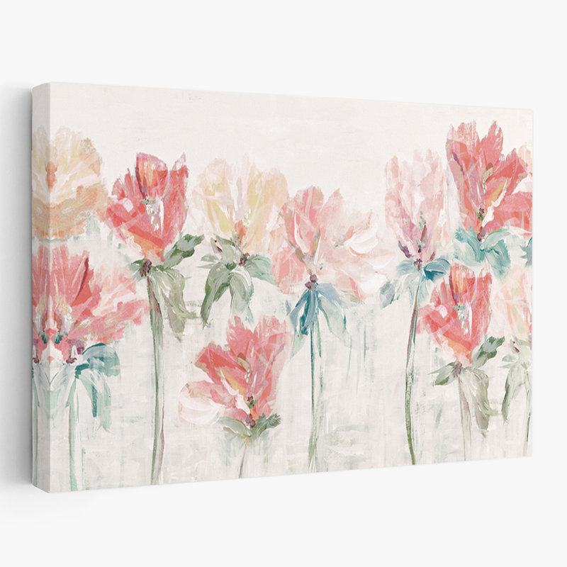 Plantes, fleurs, paysage, nature, abstrait, premiers rayons de soleil, art mural, H 24 po x l 36 po
