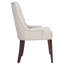 Fauteuil capitonné en lin 19 po H têtes de clou en nickel-119319492