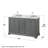 Deborah 60'' Double Bathroom Vanity with Marble Top-40064843-61125301
