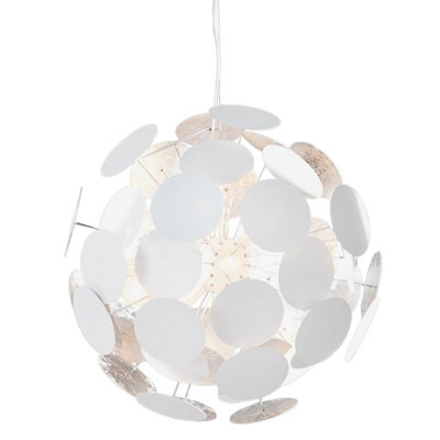 1 - Light Silver Sphere Pendant